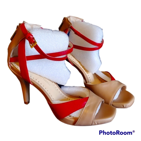 Adrienne Vittadini strappy leather heels NWB - Picture 11 of 11